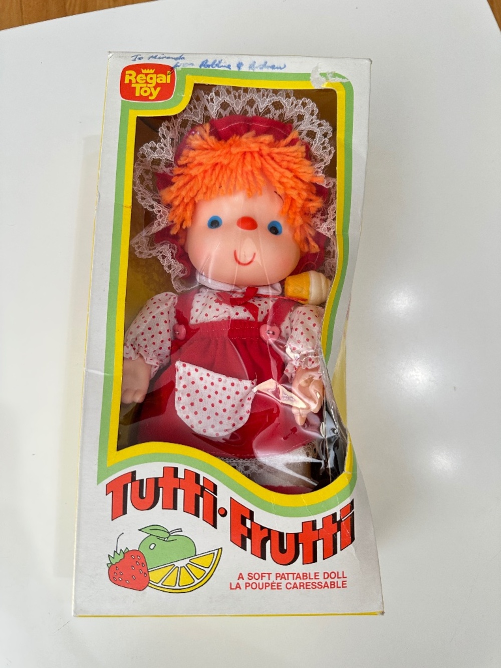 Vintage 1980s Regal Toy Tutti Frutti Ice Cream Doll Made In Hong Kong New in Box
